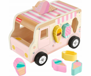 Mattel Fisher-Price Dřevěný třídič zmrzliny tvarem, hra s...