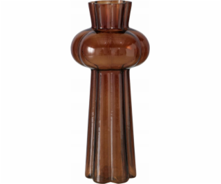 Boltze Skleněná váza z mahagonu, 25 cm