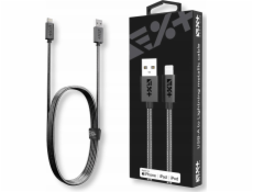 NEXT ONE Kabel USB-A - Lightning 1 m šedý (NEX-CO-CL-2)