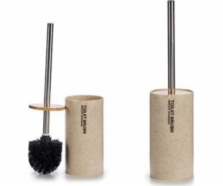 Bigbuy Home Stojací WC kartáč béžový