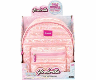 Nice Pěkný batoh Girabrilla světle růžový 22 cm