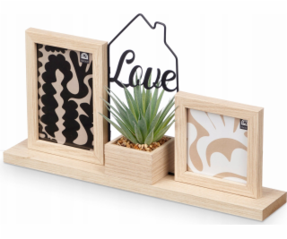 Giftdecor Dárkový dekorační rám Stojací fotorámeček s ros...