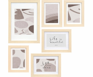 Giftdecor Fotorámečky na nástěnnou malbu, 7 rámečků různý...