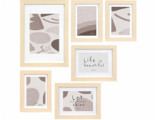 Giftdecor Fotorámečky na nástěnnou malbu, 7 rámečků různých velikostí