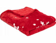 Atmosphera Deka Red Snowflake, 130 x 180 cm