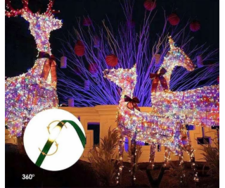 NoName Vánoční světýlka na stromeček 200 barevných LED