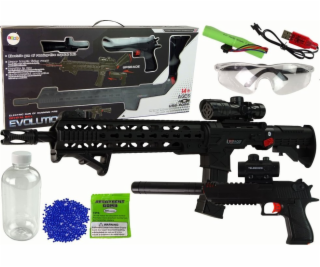 LeanToys Příslušenství k vodním kuličkám Rifle, černé