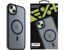 NEXT ONE Pouzdro NEXT ONE Mist Shield MagSafe pro iPhone 15 Plus v barvě půlnoční modré