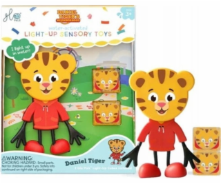 Glo Pals Glo Pals, Koupelová figurka Daniel Tygr - Sada s...
