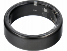 OEM Chytré hodinky Smart Ring R11M - ocelový chytrý prsten s nabíjecí stanicí velikost 7 (17,3 mm) černý