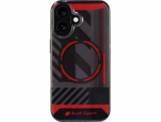 Audi Pouzdro IML Sport MagSafe pro iPhone 16 6.1 černé/černé AUS-IMLMIP16-RSQ/D2-BK
