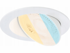 Paulmann Vestavné svítidlo ANMUS LED DIM 5W 700lm 105mm 2700K-6500K IP20 230V bílé / hliník