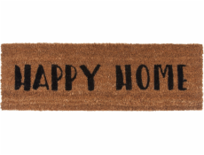 Present Time Kokosová rohožka HAPPY HOME, 75 x 26 x 2 cm