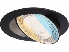 Paulmann Vestavné svítidlo ANMUS LED DIM 5W 700lm 105mm 2700K-6500K IP20 230V černé / hliník
