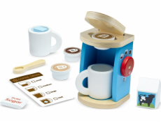 Melissa & Doug MELISSA Dřevěný kávovar s příslušenstvím v krabičce 19842