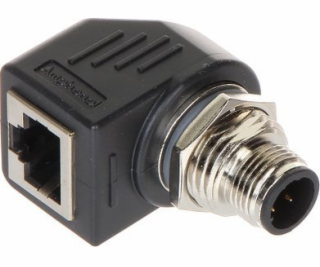 TST Úhlový adaptér M12D-W/RJ45-G