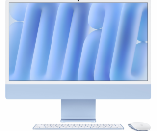 Apple iMac 24 palců: M4 10/10, 16 GB, 512GB SSD - modrý