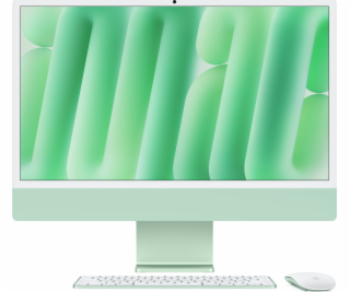 Apple iMac 24 palců: M4 10/10, 16 GB, 256GB SSD - zelený
