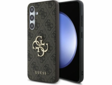 Guess Hodinky GUHCS24FE4GMGBR S24 FE S721 hnědé/hnědé pevné pouzdro 4G Big Metal Logo