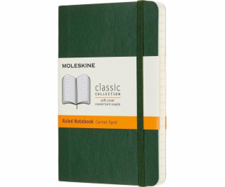 Moleskine Notes 9x14 Lines myrtle green