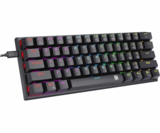 Defender Mechanická klávesnice CAIRON GK-081 s RGB podsví...