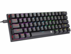 Defender Mechanická klávesnice CAIRON GK-081 s RGB podsvícením, černá