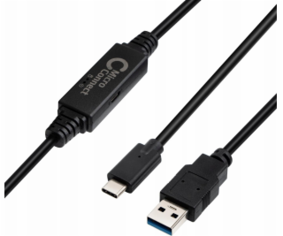 MicroConnect Kabel USB USB-C - USB-A 5 m černý (USB3.1CA5...
