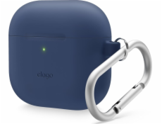 Elago Silikonové pouzdro AirPods 4 Hang - pouzdro s karabinou pro AirPods 4 v tmavě modré barvě - Záruka bezpečnosti. Jednoduché splátky. Doprava zdarma od 170 PLN.