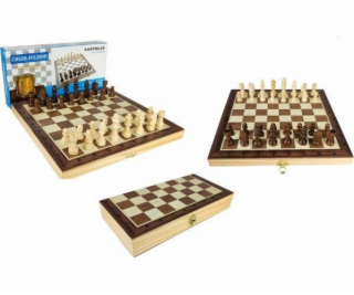 NoName Šachová sada dřevěná magnetická Premium 29,5x29,5 ...