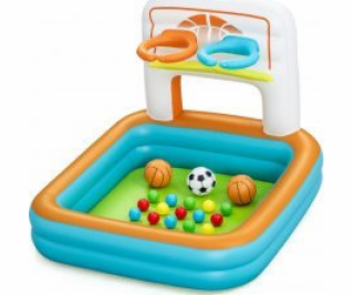 Bestway 52728 Multifunkční nafukovací bazén s míči Basket...