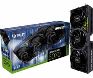 Palit Grafická karta GeForce RTX 5070 GAMING PRO 12GB GDD...