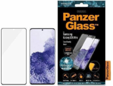 PanzerGlass PanzerGlass zakřivené Microfracture pouzdro Sam S21 Ultra G998, antibakteriální, černé/černé