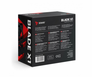Savio Sada ventilátorů BLADE 3 x 120 mm 4pinový PWM