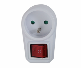 Esperanza ELK301W Elektrický rozdělovač s 1 zásuvkou Bílý
