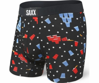 SAXX Boxerky Vibe, černé, beerové, velikost M