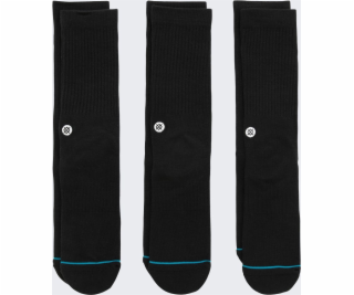 Stance Ponožky Icon Crew, 3 páry, černé