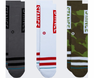 Stance Ponožky Icon Crew, 3 páry, maskáčové