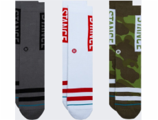 Stance Ponožky Icon Crew, 3 páry, maskáčové