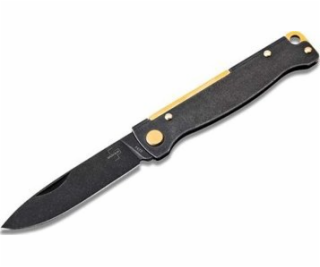 Boker Nůž Böker Plus Atlas Black Stonewash Brass