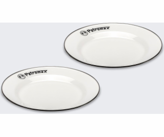 Petromax Smaltované talíře Petromax 26 cm 2 ks BÍLÉ