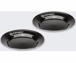 Petromax Smaltované talíře Petromax 225 cm 2 ks ČERNÉ