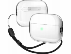 Elago Elago AirPods Pro 2 Nylon Strap TPU Shell Case - pouzdro s poutkem pro AirPods Pro 2 průhledné - Záruka bezpečnosti. Jednoduché splátky. Doprava zdarma od 170 PLN.