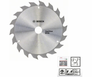 Bosch ECO Optiline pila na dřevo s ozubeným řezem 254 x 3...