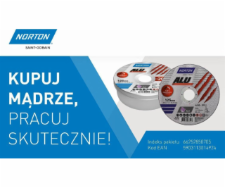 Norton NORTON DISC.ALU 125mm x 1,0mm x 22,23mm /20ks. MŮŽE