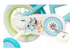 Rower dziecięcy TOIMSA Bluey 12" Błękitno-limonkowy
