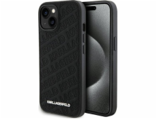Karl Lagerfeld Karl Lagerfeld KLHCP15SPQKPMK iPhone 15 6.1 černý/černý pevný kryt s prošívaným vzorem K