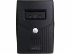 Digitus UPS Line-Ineractive LED BASIC, 800VA/480W, 1x12V/9A, AVR, 2x Schuko CEE 7/3