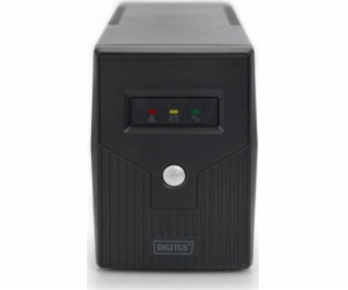 Digitus UPS Line-Ineractive LED BASIC, 600VA/360W, 1x12V/...