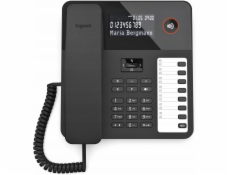 Gigaset Drátový telefon Desk600, černý