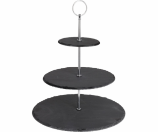 Servírovací 3patrový stojan na zákusky 34 cm KO-210000800
